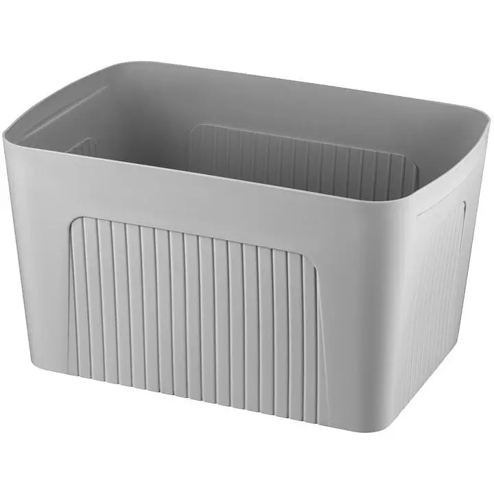 Ящик для зберігання Ardesto 45.5 x 31 x 24.5 см з кришкою 23 л сірий (ARHC2523G) - фото 2