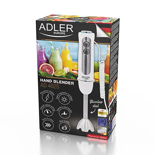 Блендер занурювальний Adler AD 4625W White - фото 7