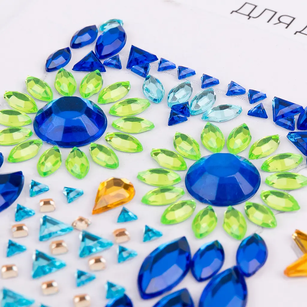 Аплікація зі страз Santi Owl самоклеючих 9.5х8 см (742989) - фото 2