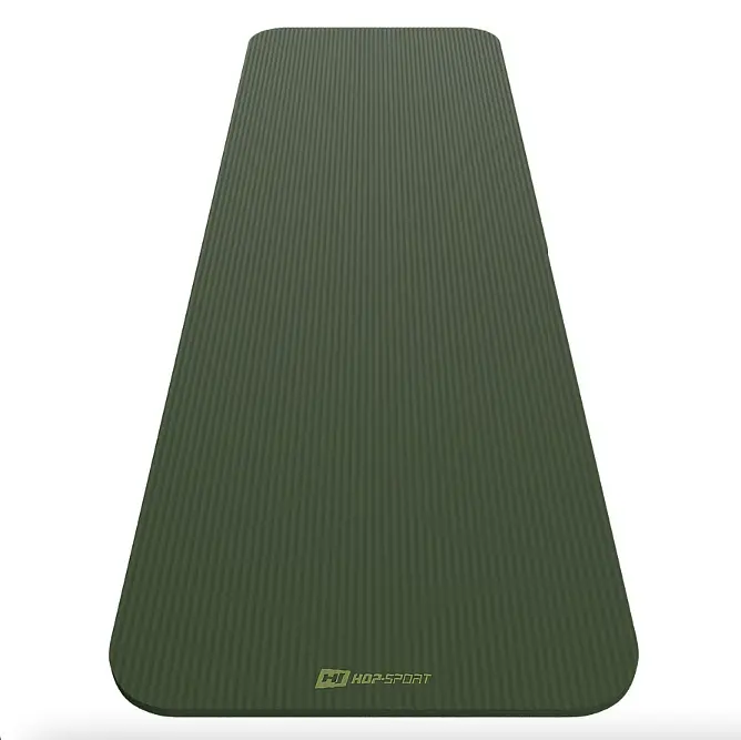 Коврик для йоги Hop-Sport HS-NB015GM NBR 1,5см темно-зелений - фото 9