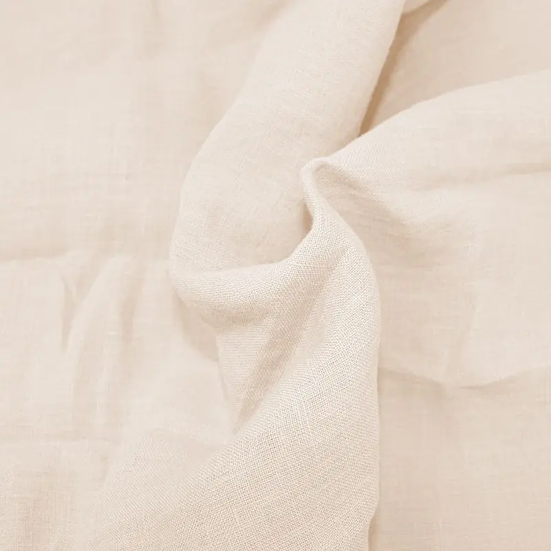 Комплект постільної білизни MirSon Natural Linen Amalia льон сімейний помаранчево-рожевий (2200008248758) - фото 3