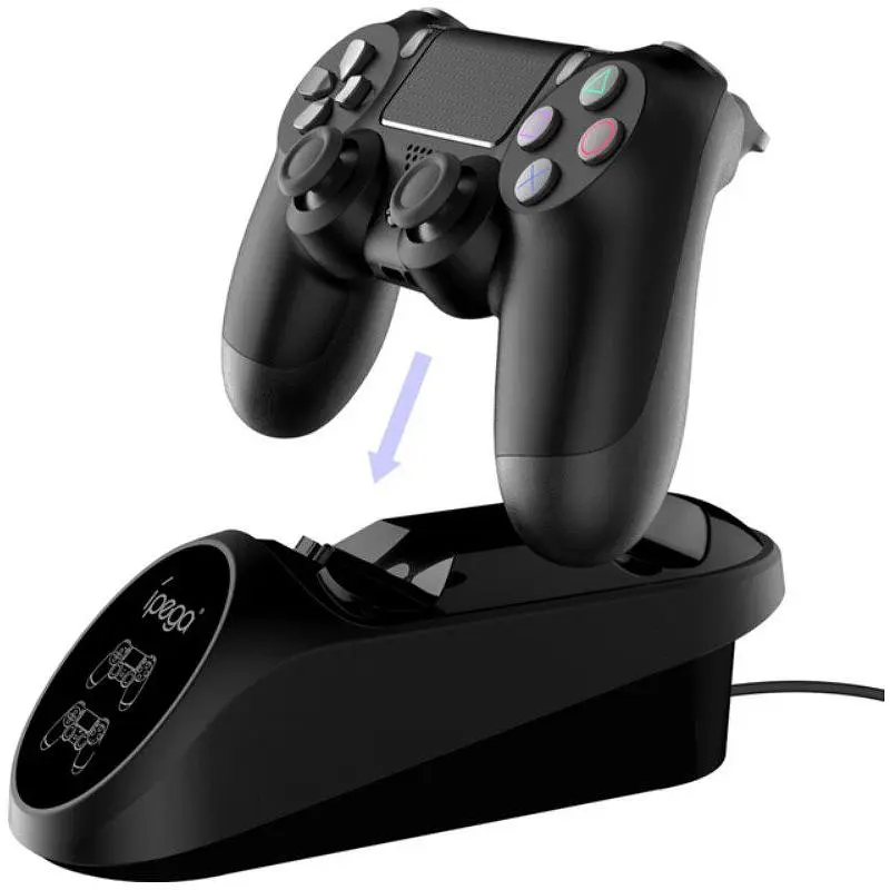 Зарядка для джойстиків PS4 DualShock 4 зарядна станція iPega PG-9180 Charging Station - фото 5