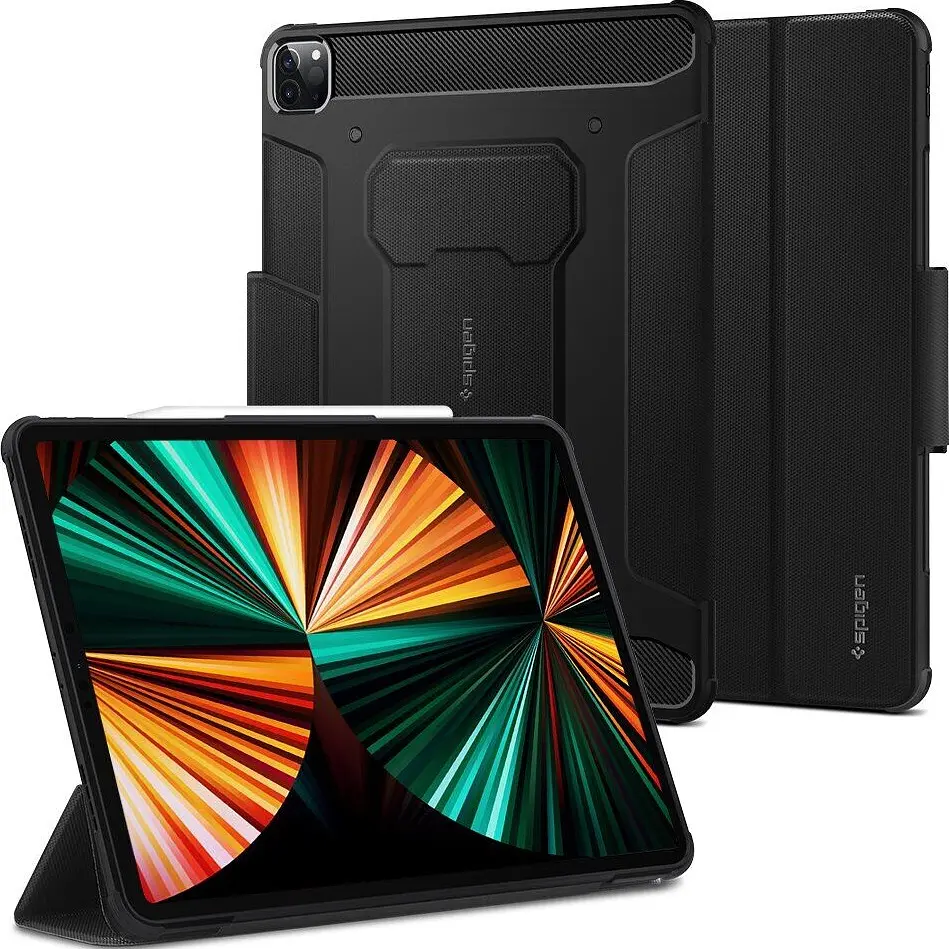 Чехол Spigen Rugged Armor Pro для Apple iPad Pro 12.9 2018/2020/2021/2022 Black (ACS02889)
