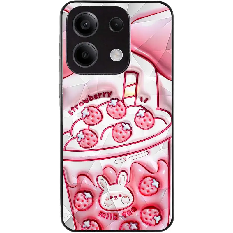 TPU+PC чохол Prisma Fluffie для Xiaomi Redmi Note 13 5G Strawberry - фото 2