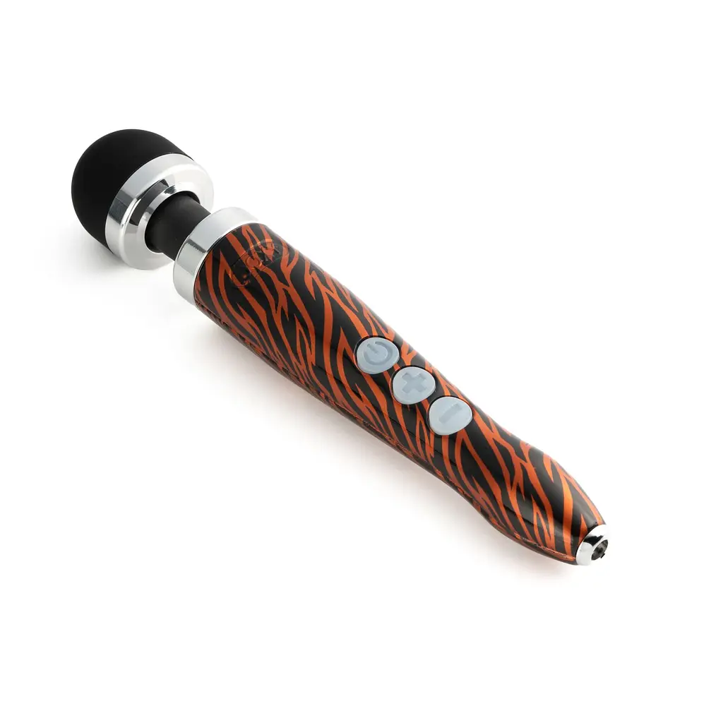 Вібромасажер DOXY Die Cast 3R - TIGER, дуже потужний, перезаряджуваний, металевий корпус - фото 3