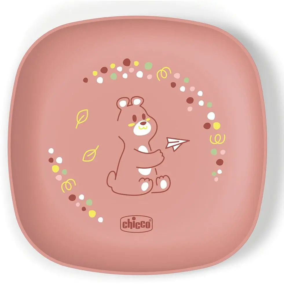 Набір тарілок Chicco Dish Set  2 шт. рожевий (16002.15) - фото 4