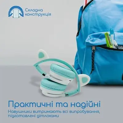 Наушники Promate Panda Aqua (panda.aqua) - фото 7