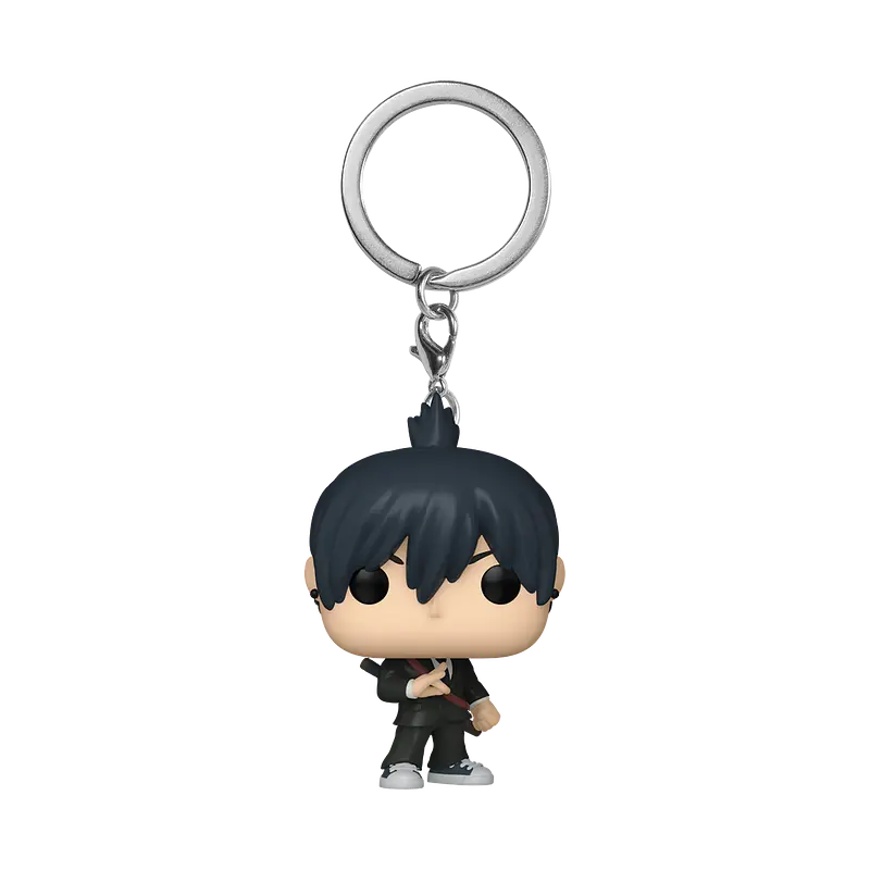 Фигурка брелок Funko Pop Человек бензопила Аки Хаякава Chainsaw Man Aki Hayakawa 4 см FP CM A142 - фото 2