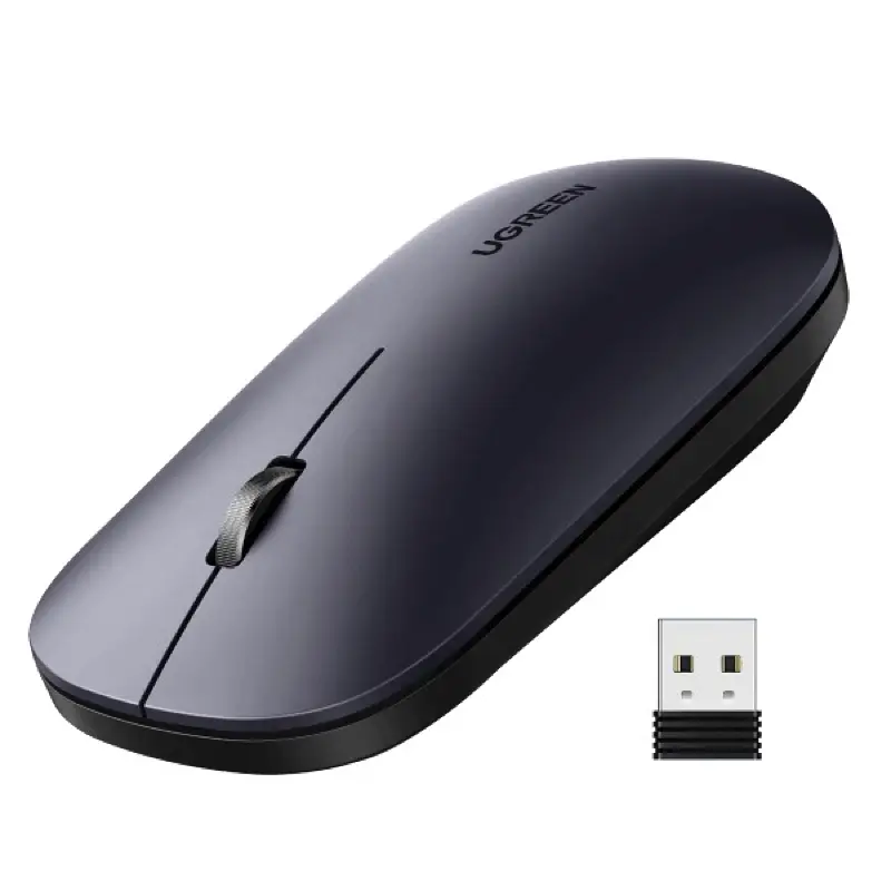 Маніпулятор миша UGREEN MU001 Portable Wireless Mouse (Black)