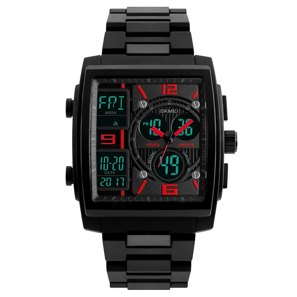 Наручний годинник Durable Skmei 1274 Червоний - фото 3
