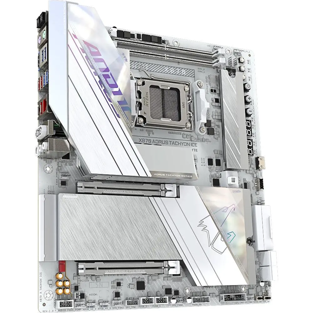 Материнська плата Gigabyte X870 AORUS TACHYON ICE (X870 AORUS TACHYON ICE) (Socket AM5, AMD X870, E-ATX) - фото 3