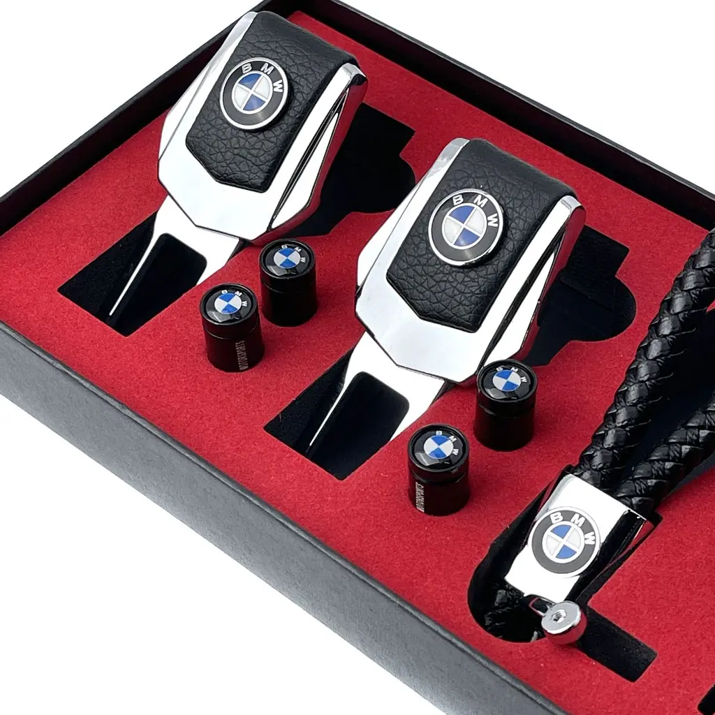 Подарунковий набір №1 для BMW (заглушки ременя, ковпачки на ніпель, брелок) - фото 3
