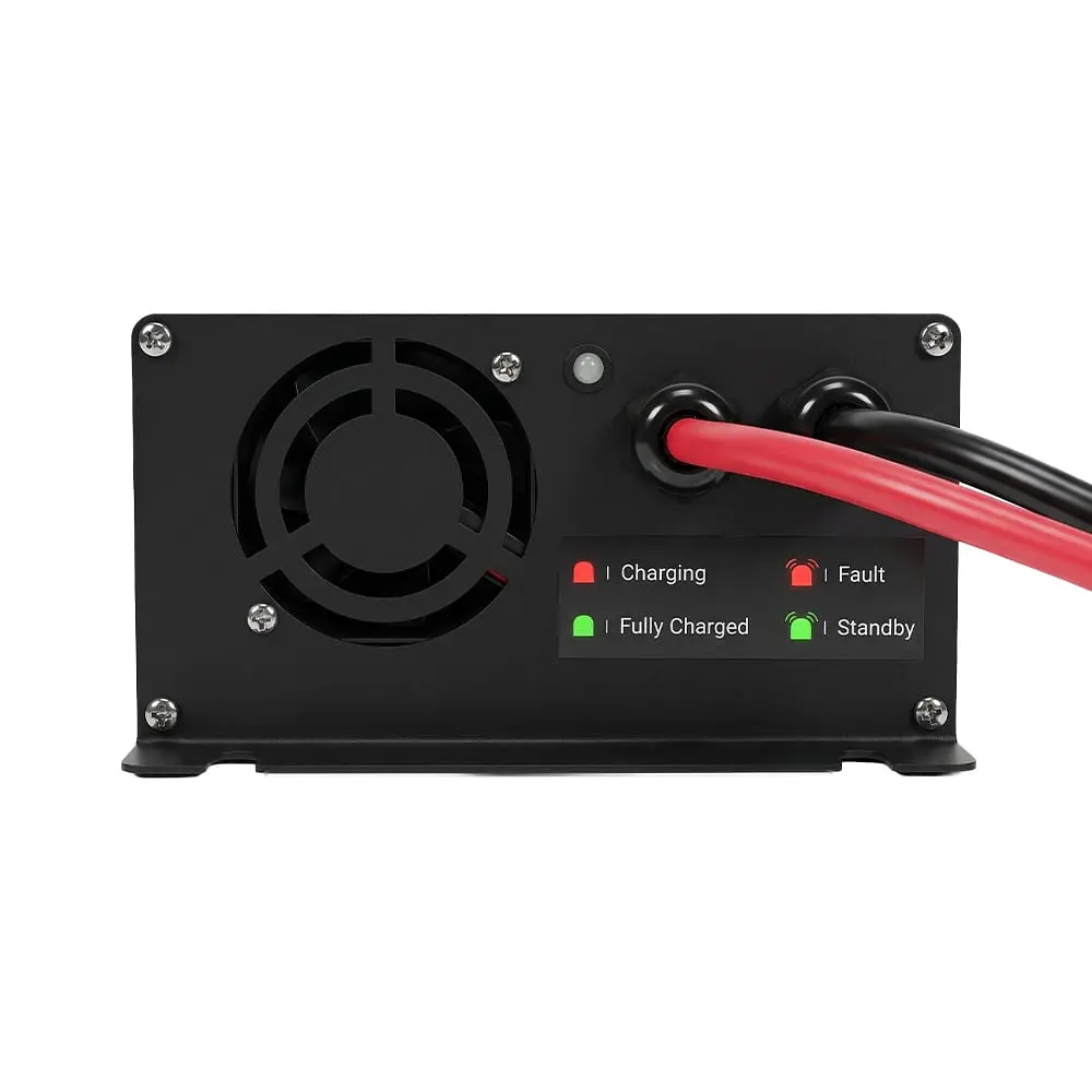 Зарядний пристрій для акумуляторних батарей LiFePO4 14.6V/40A Power Queen P12V40A-BCHA-Y (44-00529) - фото 8