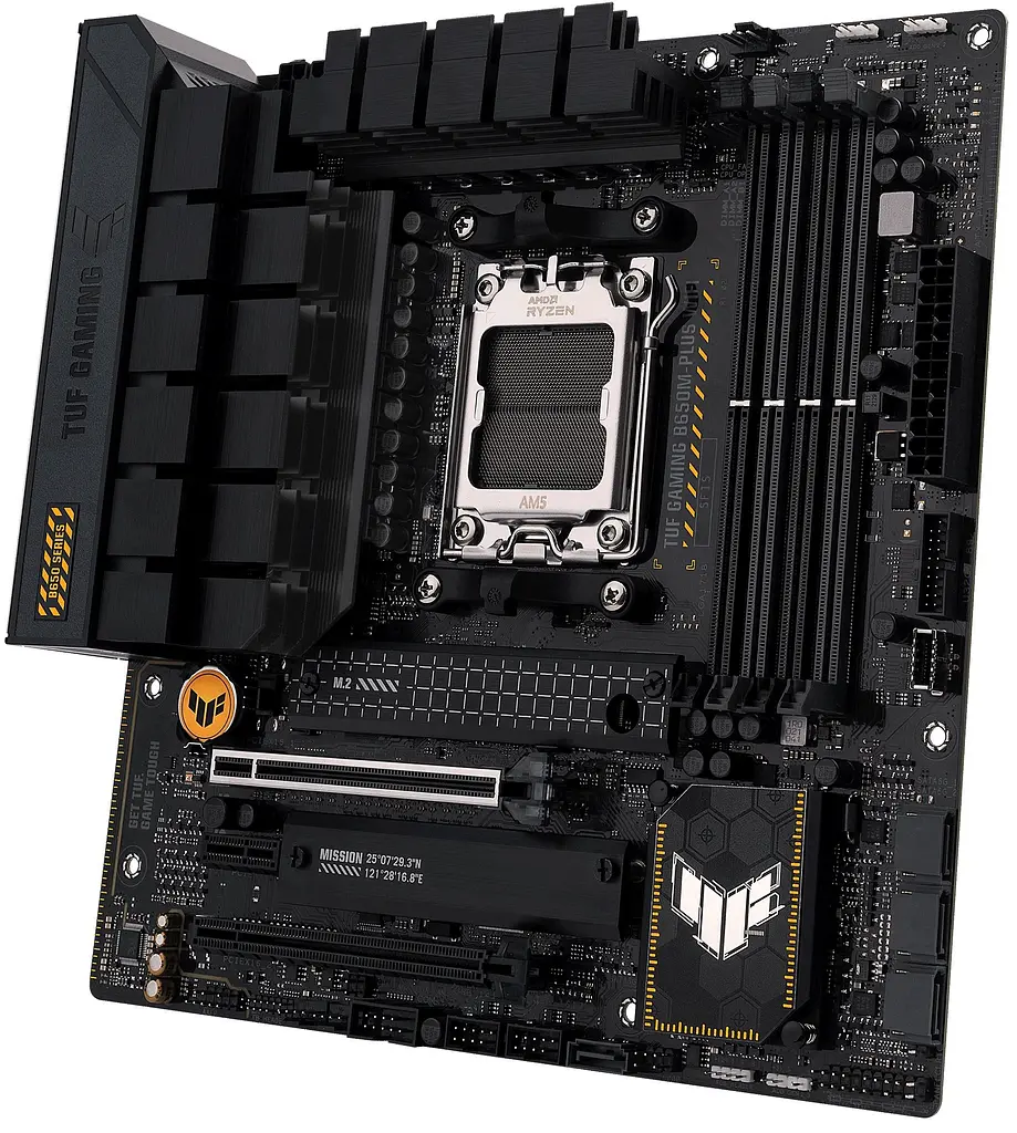 Материнcька плата TUF GAMING B650M-PLUS WIFI sAM5 B650 4xDDR5 M.2 HDMI DP Wi-Fi BT mATX Asus teh0019068 - фото 6