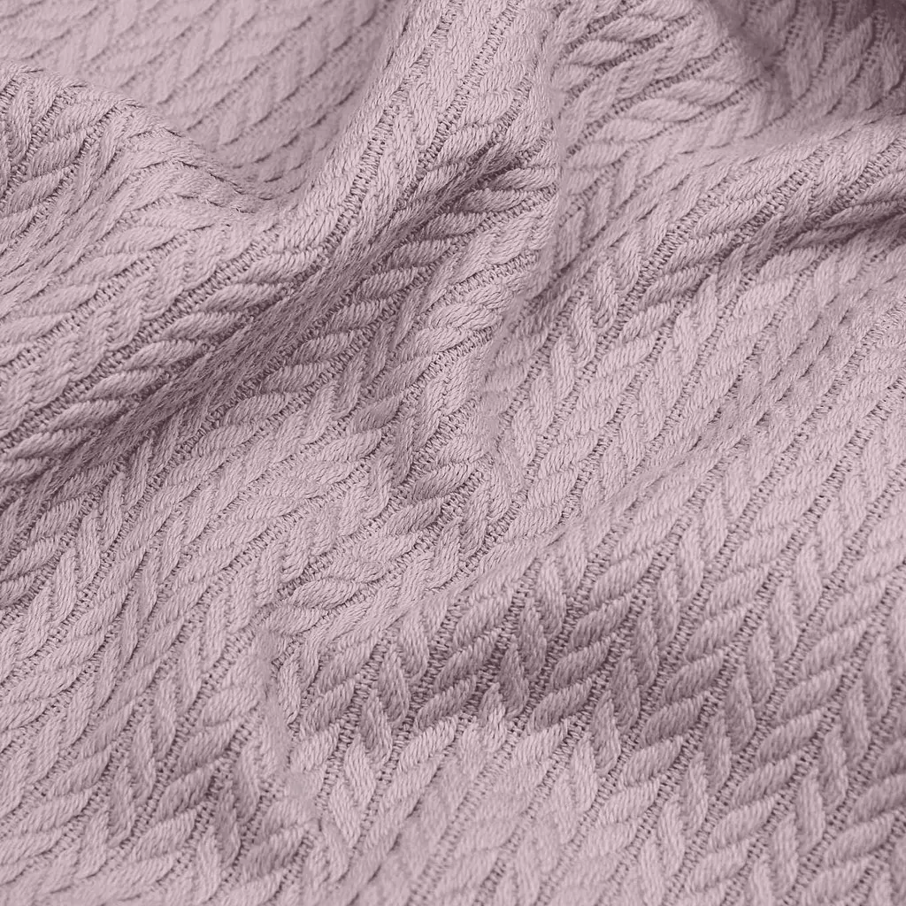 Плед покривало Cosas Floral Knitted Braid 240х260 см косичка (Blanket_24Floral_KnittedBraid_240x260) - фото 4