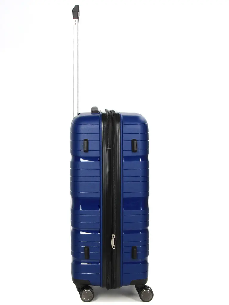 Валіза середня M поліпропілен Worldline Airtex 283 66×44×28см 80л Темно-синій - фото 8