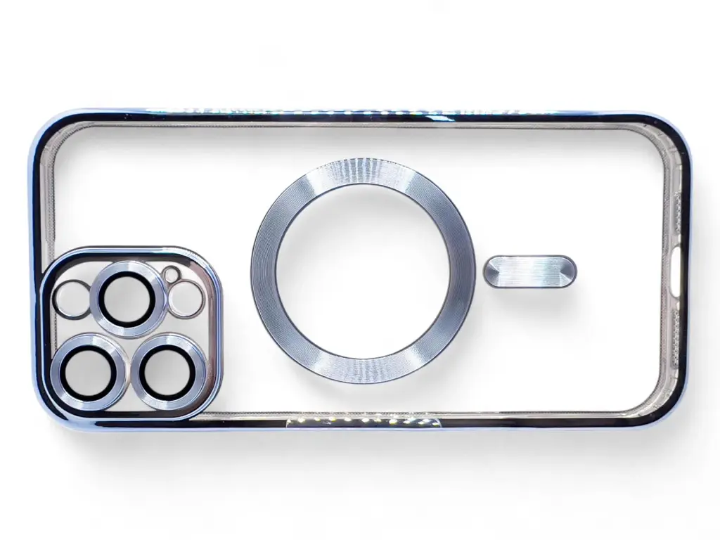Чохол до мобільного телефона BeCover TPU Chrome Case (MagSafe) для Apple iPhone 16 Pro Sierra Blue (712082) - фото 5