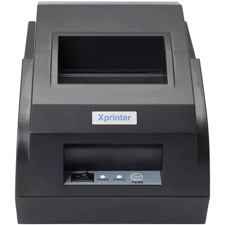 Принтер чеків Xprinter (термодрук, 90 мм/с, стрічка 58 мм, USB, чорний) (XP-58IIZ)