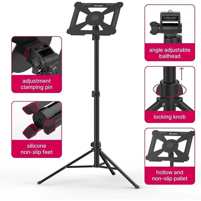 Штатив Ulanzi LT-01 Multifunction Music Stand UV-2683 LT-01 Black - фото 4