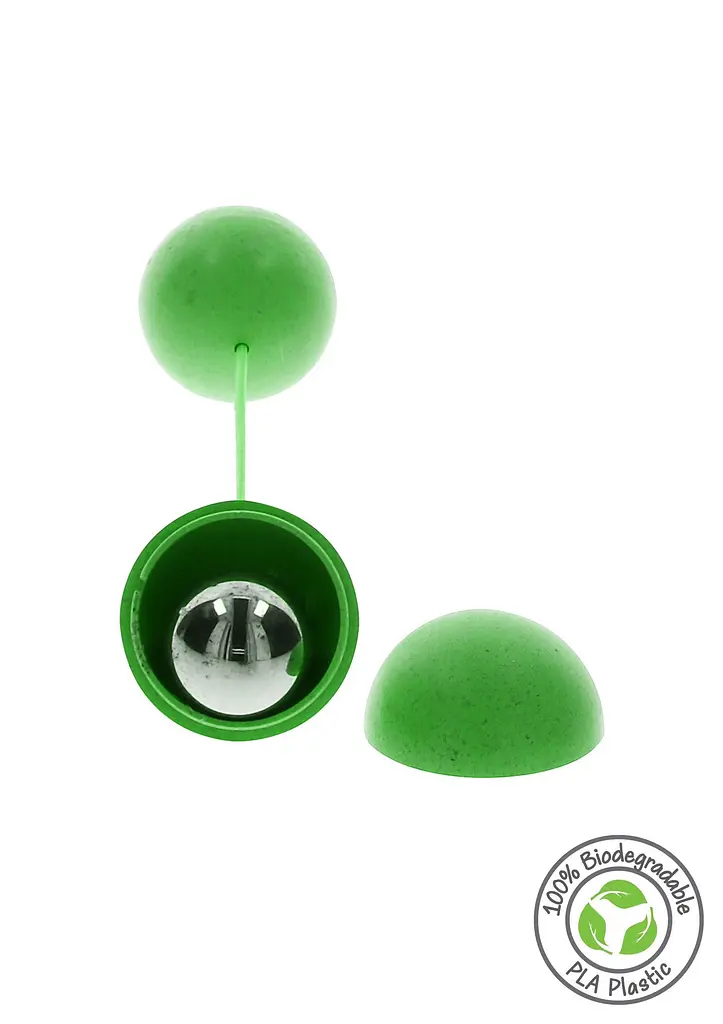 Вагінальні кульки Fuck Green Sphere Balls, 3.2 см, зелений - фото 6