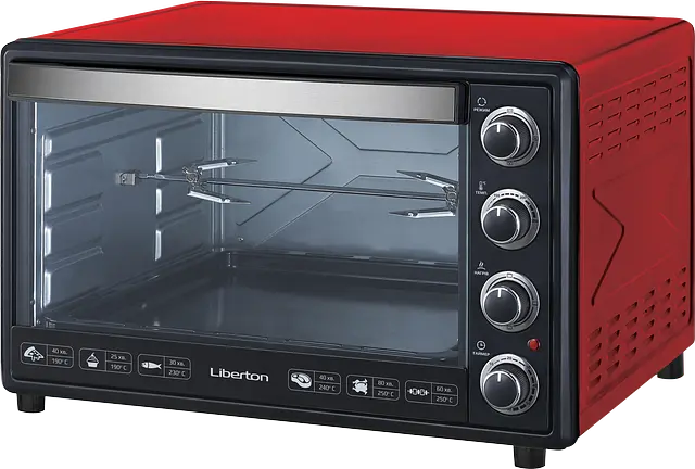 Електродуховка Liberton LEO-480 Red 48 л - фото 2