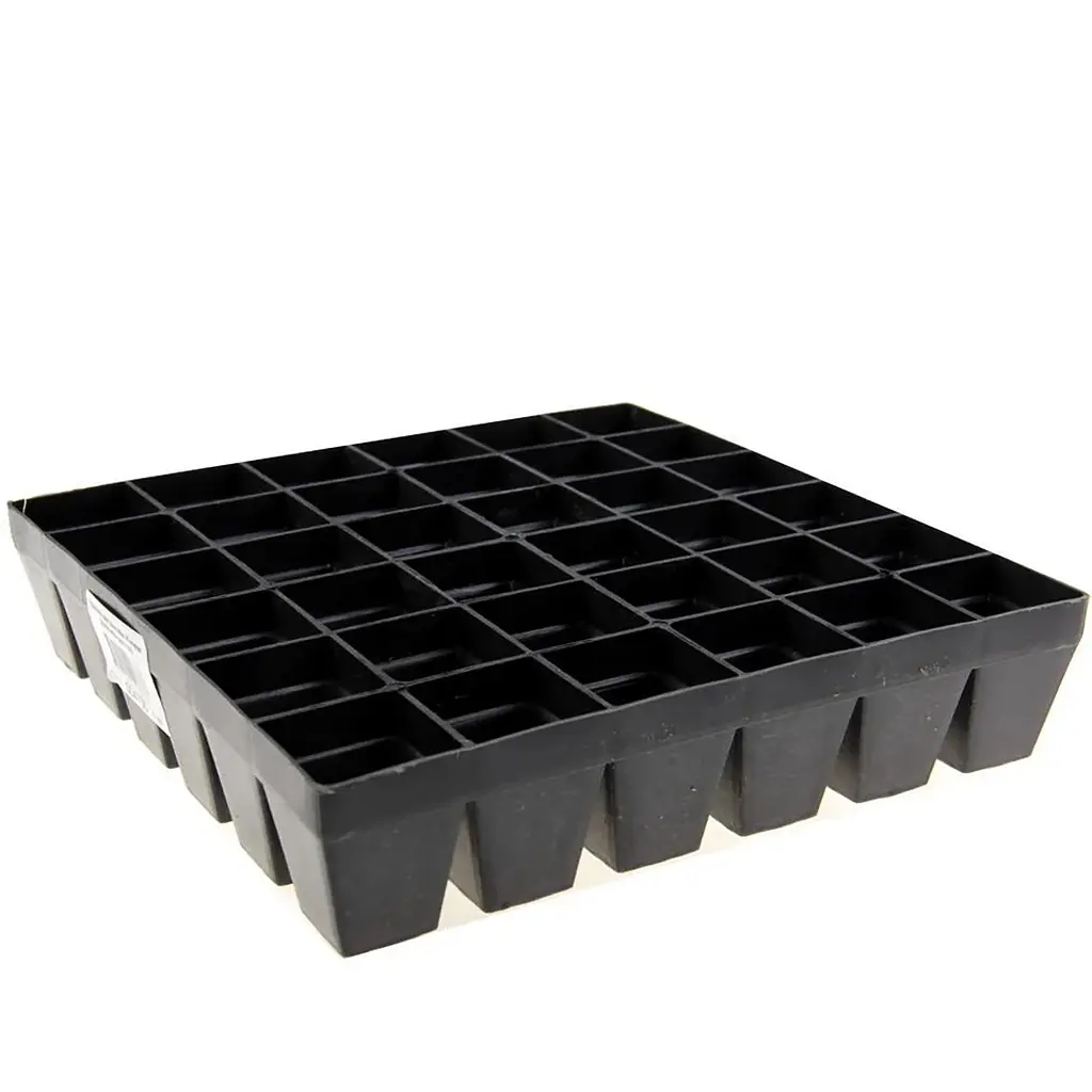 Касета для розсади на 36 комірок 19.5 × 19.5 × 4.5 см Чорний 88090