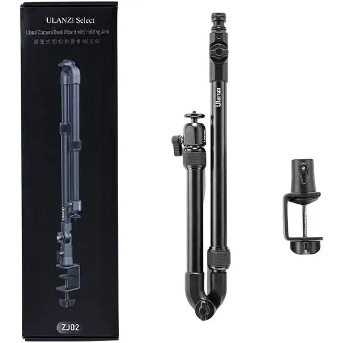 Пантограф Ulanzi ZJ02 C-clip Folding Bracket Black [147178] - фото 4