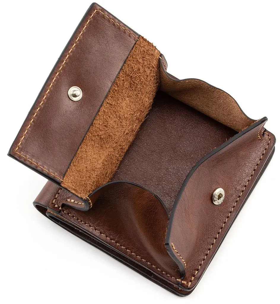 Мужской кожаный кошелек Grande Pelle 11.5х11.5х3 см acs0024457 - фото 4