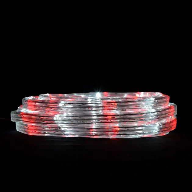 Світлодіодна LED новорічна гірлянда прозорий шланг силіконовий 9.8 м Дюралайт мульти колір - фото 9