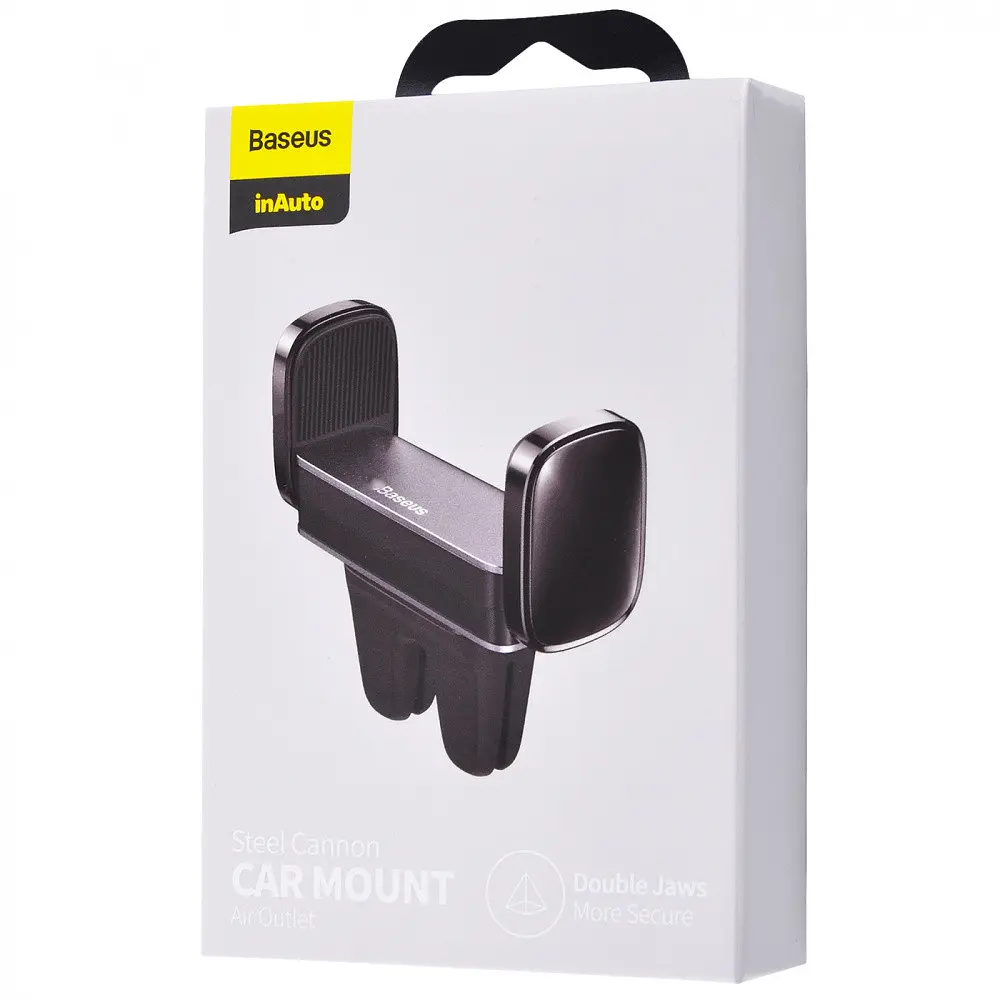 Автодержатель Baseus Steel Cannon Air Outlet Car Mount black (30494) - фото 2
