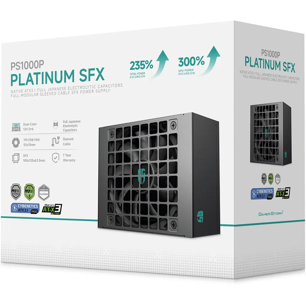 Блок живлення DeepCool GamerStorm PS1000P 1000W (R-PSA00P-FE0B-JGEU) - фото 7