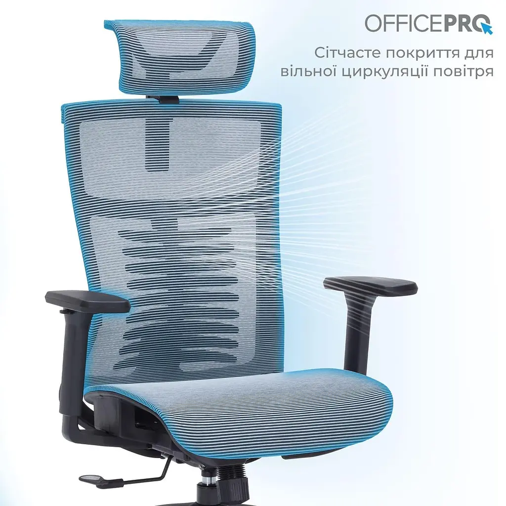 Офісне крісло OfficePro Balance OC620-B-DG-DG (OC620-B-DG-DG) - фото 8