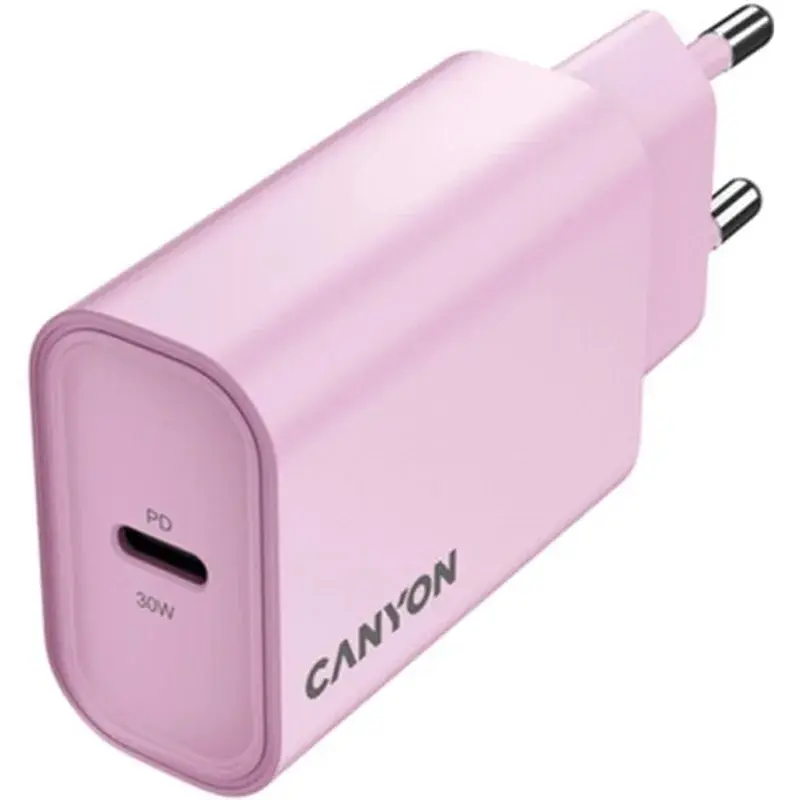 Зарядний пристрій Canyon 30CL OnCharge USB-C PD30W Pink (CNE-CHA30CLPK) - фото 5