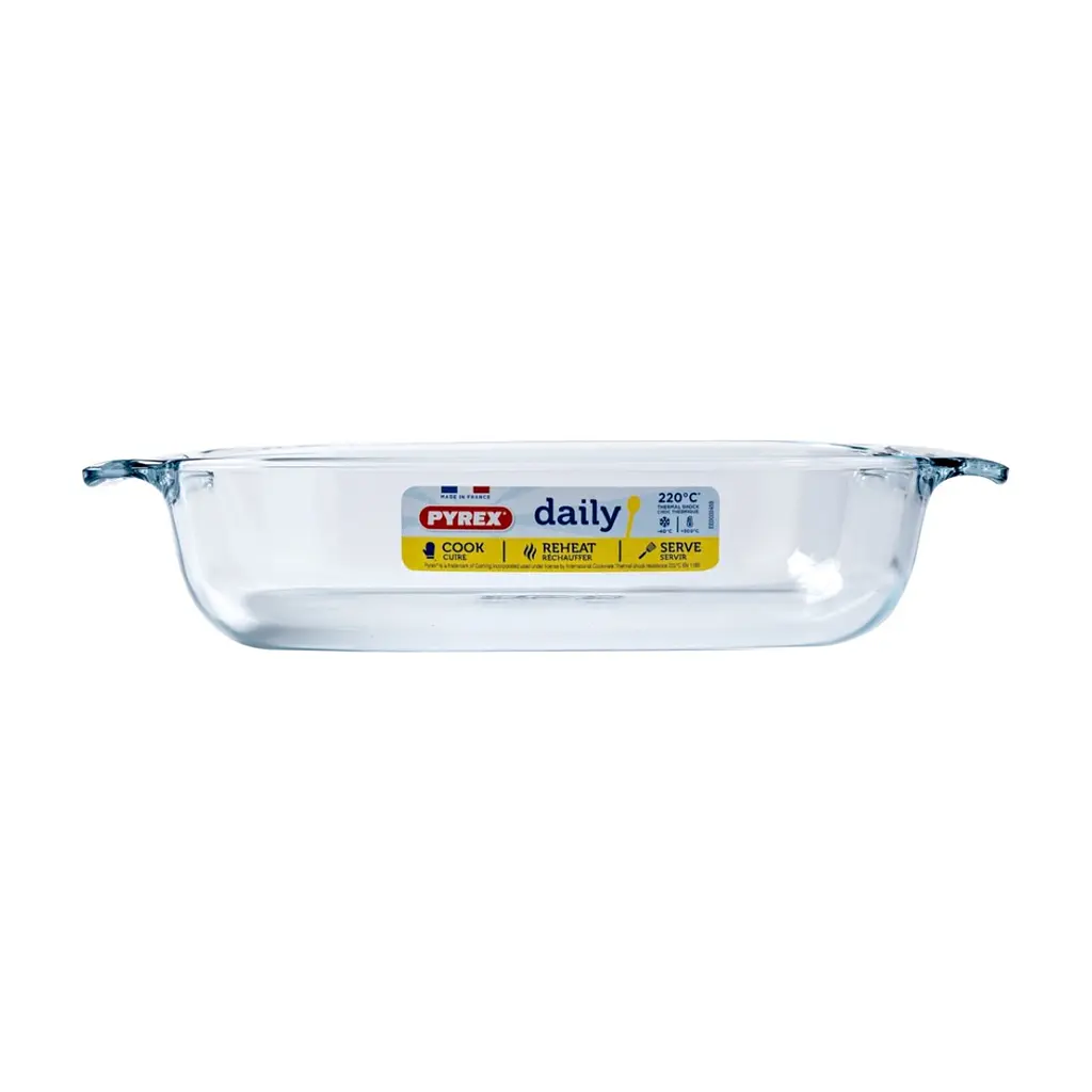 Форма для випікання Pyrex Daily прямокутна 31 х 20 х 6 см 1.8 л (230B000/3646) - фото 2