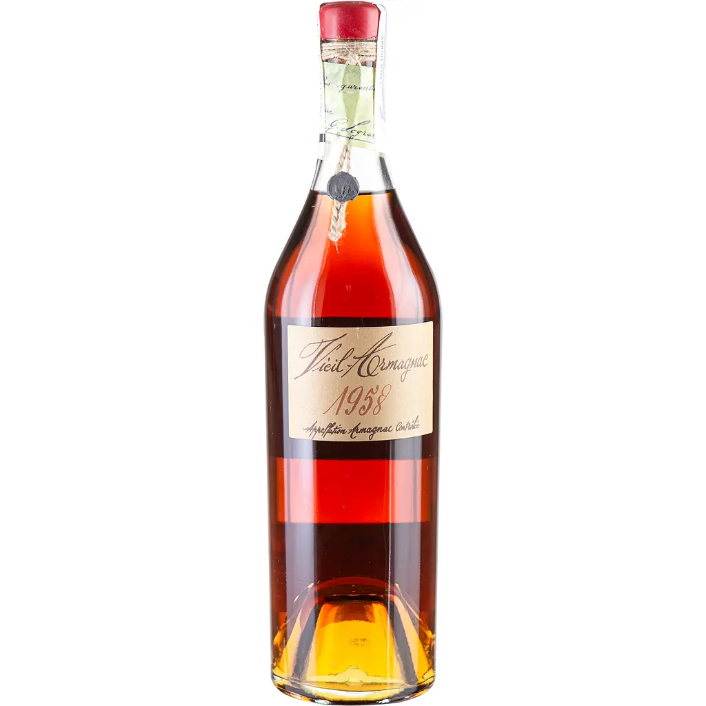 Арманьяк Baron Gaston Legrand Bas Armagnac 1958, 40% 0.7 л у дерев'яній коробці - фото 2