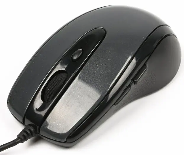 Миша A4Tech N-708X black V-TRACK USB - фото 2