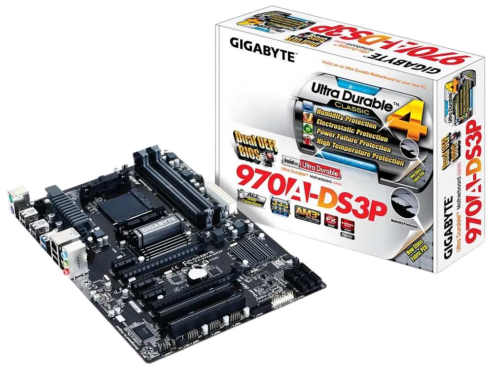 Материнська плата Gigabyte GA-970A-DS3P rev.1.0 Socket AM3+ (GA-970A-DS3P REV.1.0) Б/В - фото 4