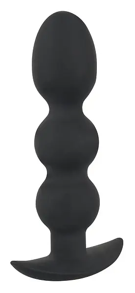 Силиконовий анальний затор Black Velvets Heavy Beads Orion 42-05330250000 86917 - фото 4