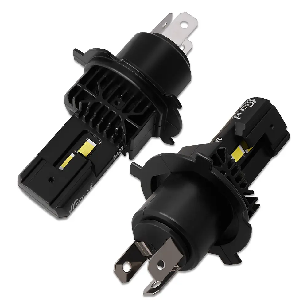 Автолампа Solar LED H4 12/24V 30W 3000 Lm 6500K CSP3570 2 шт. (8404S2) - фото 3