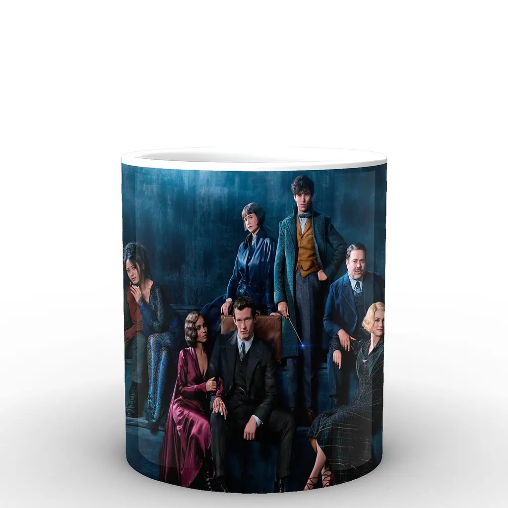 Кухоль GeekLand Fantastic Beasts Фантастичні тварюки постер FB.02.011 330 мл білий - фото 3