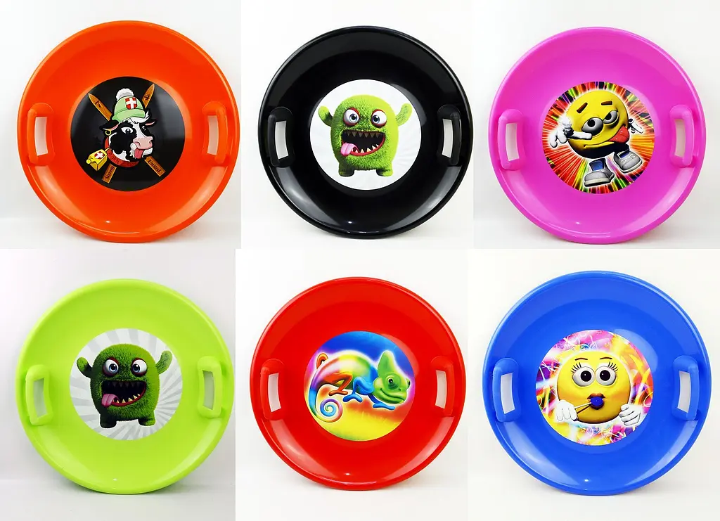 Санки-крижака Snow Plate з принтом, 60 см, 6111 (В асортименті) - фото 2