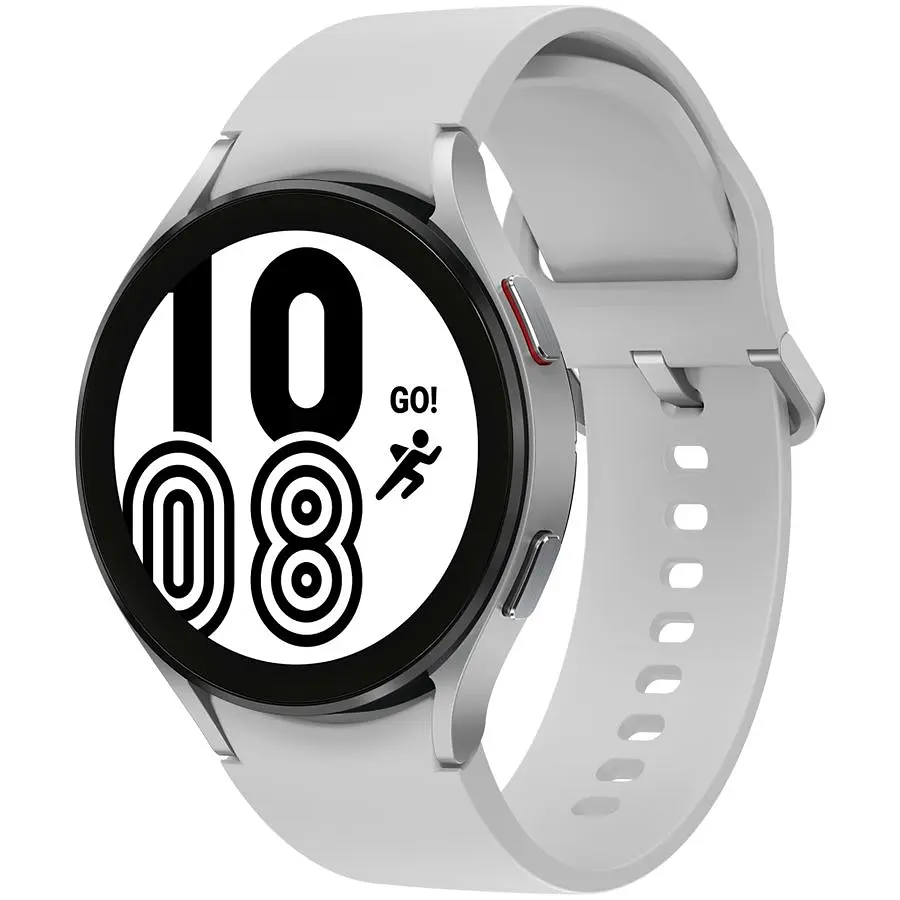 Samsung Galaxy Watch 4 (1.40", 450x450, 16 ГБ, Wear OS, Bluetooth 5.0) Серебристый (Grade C) Seller Refurbished - фото 2