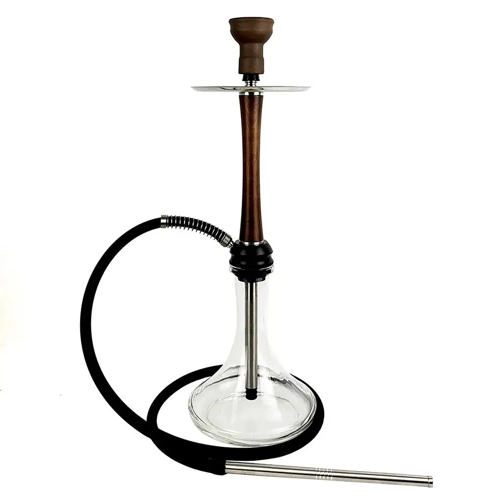 Кальян Aroma Hookah X-Ray Wood Brown Craft Clear - фото 2