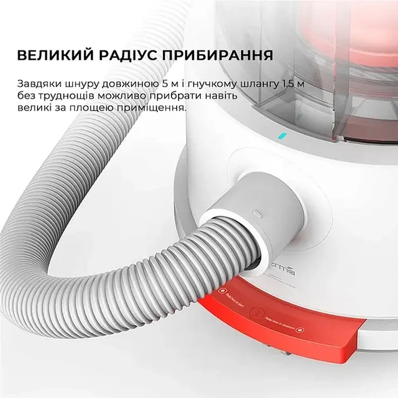 Порохотяг Deerma TJ200 Vacuum Cleaner (Wet and Dry) (global) - фото 5