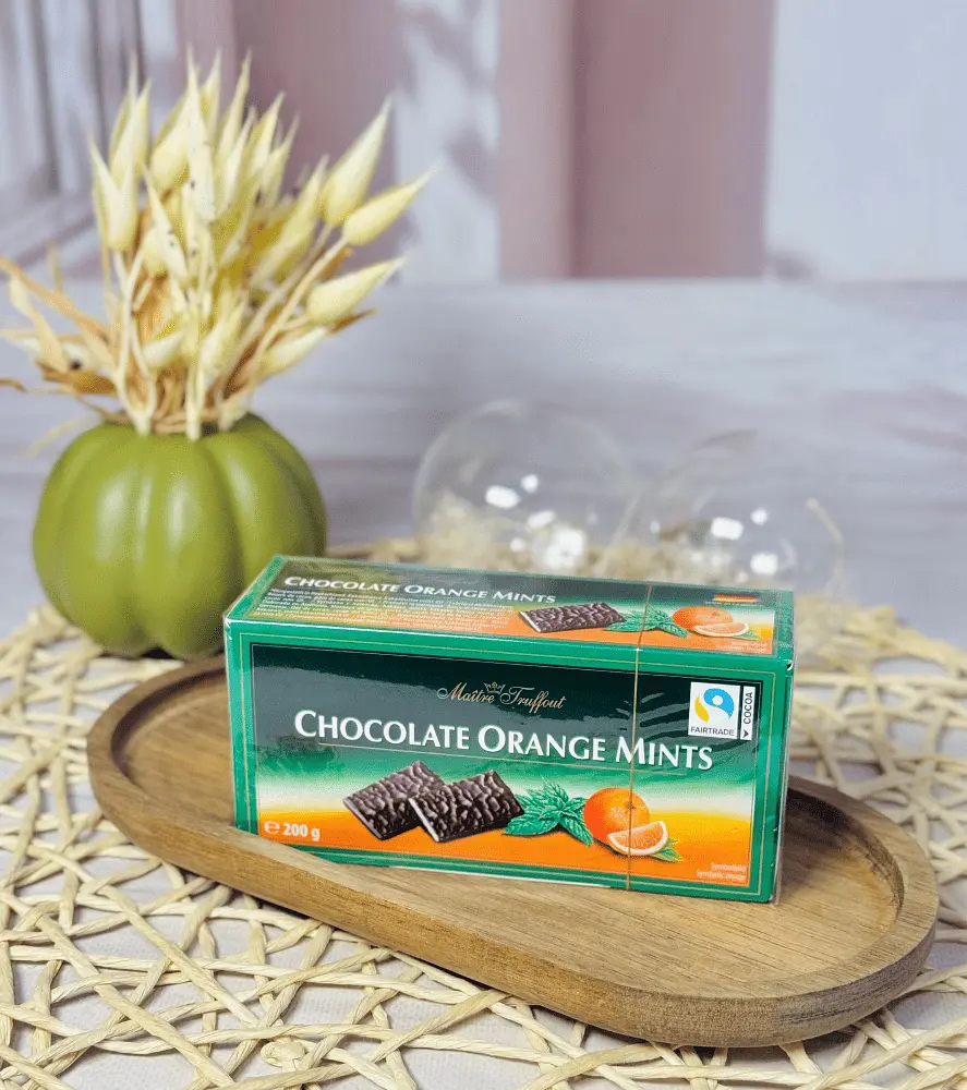 Шоколадні цукерки Maitre Truffout Chocolate Orange Mints 200г - фото 7