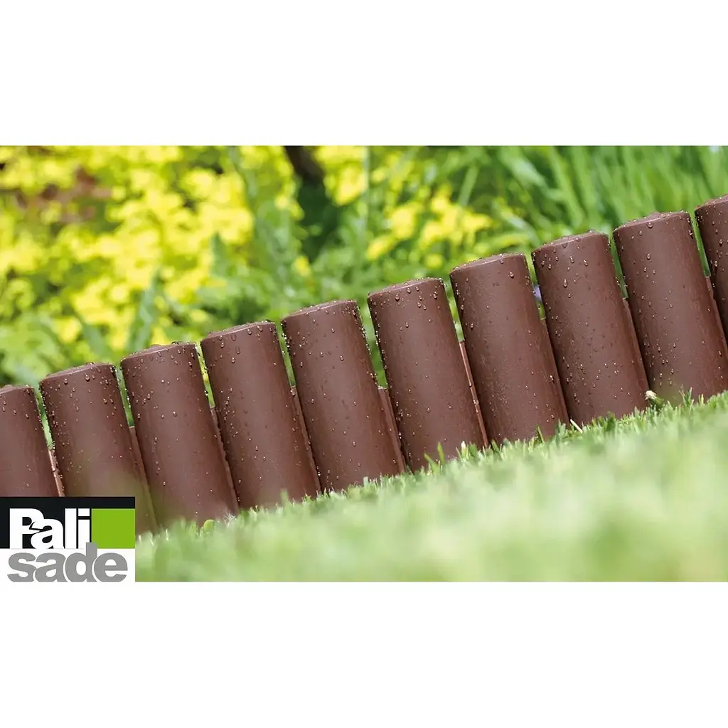 Палисад садовый Prosperplast Palisada трубчатый 2.4 м коричневый - фото 6