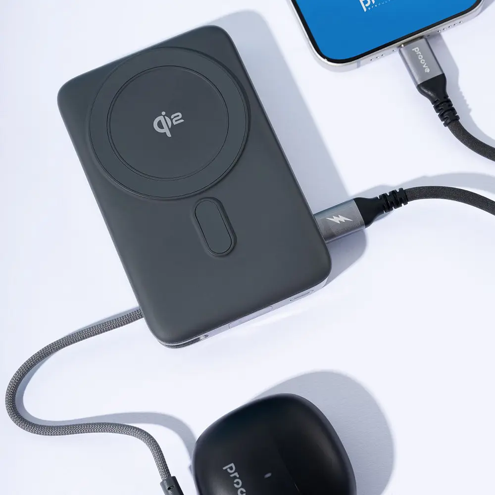 Портативна Батарея Proove OverPower 35W 10000mAh Qi2 - фото 5