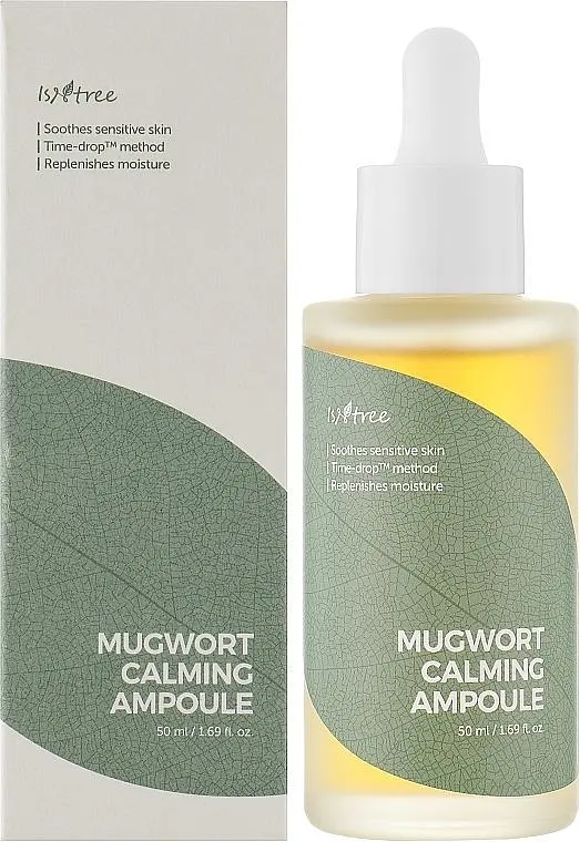 Заспокійлива сироватка з екстрактом японського полину 50 мл Isntree Mugwort Calming Ampoule - фото 2