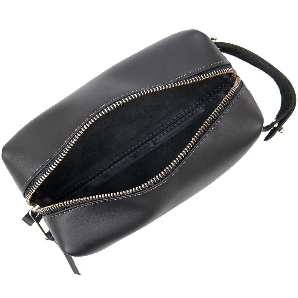 Кожаная мужская косметичка GRANDE PELLE 18х10х8 см acs0018593 - фото 4
