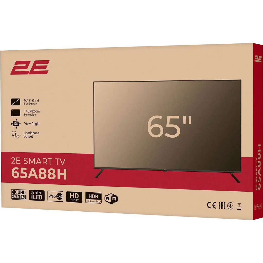 Телевізор 2E A88H 65` LCD UltraHD 4K (2E-65A88H) [149347] - фото 11